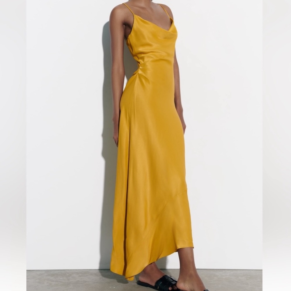 Zara Mustard Maxi Dress